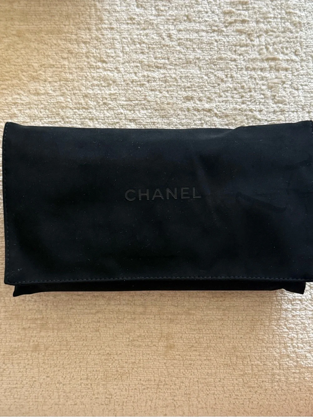 CHANEL Caviar Black Quilted Long Zip-Around Wallet - Dustbag Box Ribbon